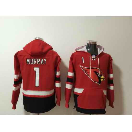 Men Nike Arizona Cardinals Kyler Murray 1 NFL Winter Thick Hoodie